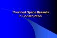 Confined Space Hazards in Construction PowerPoint PPT Presentation