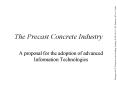 The Precast Concrete Industry PowerPoint PPT Presentation