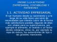 UNIDAD.1.LA ACTIVIDAD EMPRESARIAL. CONTABILIDAD Y PATRIMONIO PowerPoint PPT Presentation
