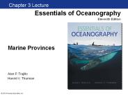 CONTINENTAL MARGINS AND THE SEAFLOOR