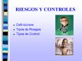 RIESGOS Y CONTROLES PowerPoint PPT Presentation