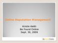 Online Reputation Management PowerPoint PPT Presentation