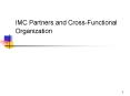 IMC Partners and Cross-Functional Organization PowerPoint PPT Presentation