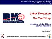 Information Resources Management College National Defense University
