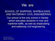 We are