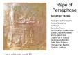 Rape of Persephone PowerPoint PPT Presentation