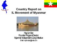 Independent Living Movement and Developing Countries