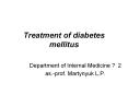 Treatment%20of%20diabetes%20mellitus PowerPoint PPT Presentation