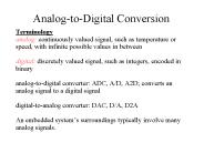 Analog-to-Digital Conversion