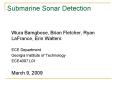 Submarine Sonar Detection PowerPoint PPT Presentation