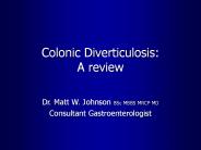 Colonic Diverticulosis: A review