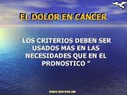 EL DOLOR EN CANCER