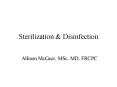Sterilization PowerPoint PPT Presentation