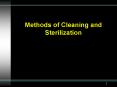 Methods of Cleaning and Sterilization PowerPoint PPT Presentation