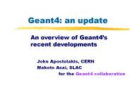 Geant4: an update