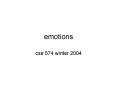 emotions PowerPoint PPT Presentation