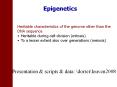 Epigenetics PowerPoint PPT Presentation