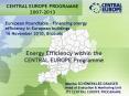 Energy Efficiency within the CENTRAL EUROPE Programme PowerPoint PPT Presentation