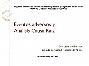 Eventos adversos y An