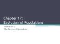Chapter 17: Evolution of Populations PowerPoint PPT Presentation