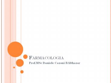 Farmacologia