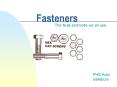 Fasteners PowerPoint PPT Presentation