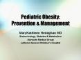 Pediatric Obesity: Prevention PowerPoint PPT Presentation