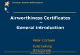 Airworthiness Certificates  PowerPoint PPT Presentation