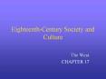 Eighteenth-Century Society and Culture PowerPoint PPT Presentation