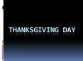 Thanksgiving day PowerPoint PPT Presentation