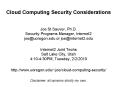 Cloud Computing Security Considerations PowerPoint PPT Presentation