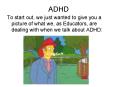 ADHD PowerPoint PPT Presentation