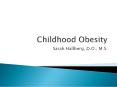 Childhood Obesity PowerPoint PPT Presentation