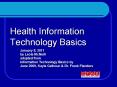 Health Information Technology Basics PowerPoint PPT Presentation