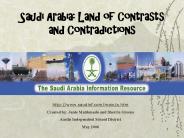 Saudi Arabia: Land of Contrasts and Contradictions