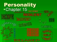 Personality