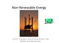 Non-Renewable Energy PowerPoint PPT Presentation