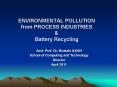 ENVIRONMENTAL POLLUTION from PROCESS INDUSTRIES PowerPoint PPT Presentation