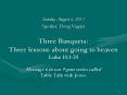 Three Banquets: Three lessons about going to heaven Luke 14:1-24 Message 6 in our 9-part series called Table Talk with Jesus. PowerPoint PPT Presentation