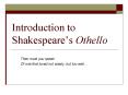 Introduction to Shakespeare PowerPoint PPT Presentation