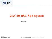 ZXC10-BSC Sub-System