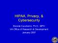 HIPAA, Privacy, PowerPoint PPT Presentation