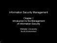 Information Security Management PowerPoint PPT Presentation