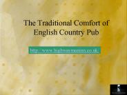 The Traditional Comfort of English Country Pub