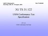 3G TS 31.122