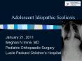 Adolescent Idiopathic Scoliosis PowerPoint PPT Presentation
