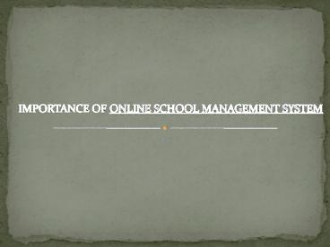 Online School Management System Software - PenPencilEraser