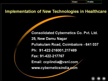 Smart Card Technology in Healthcare