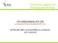 CTX LIFESCIENCES PVT LTD PowerPoint PPT Presentation