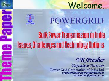 Bulk Power Transmission in India